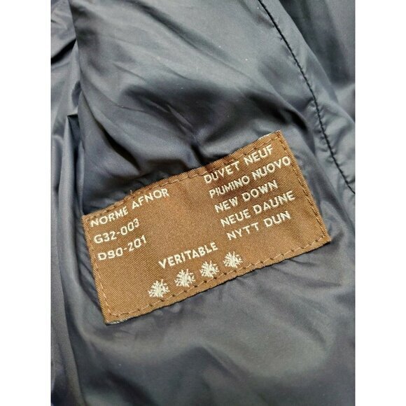 Vintage Moncler Brown Label Goose Down Puffer Jacket Full Zip Womens‎ 3 - Picture 5 of 11